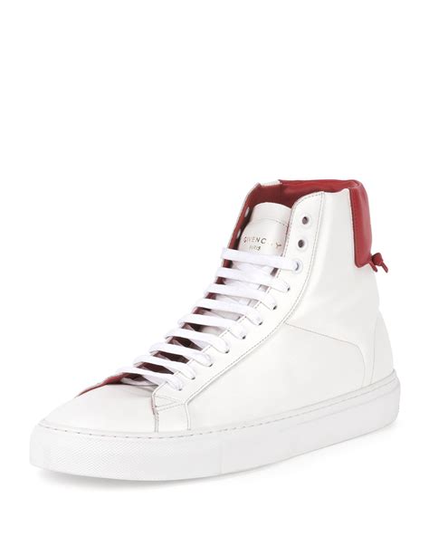 givenchy urban street sneakers white red|givenchy urban street sneakers men.